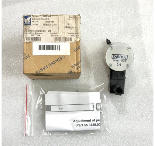 Sabroe 3448.004 Capacity Slide Angular Position Transmitter for SAB 128 / 163 Compressors